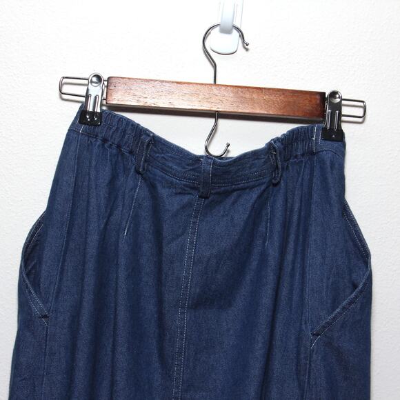 Vintage Susan Bristol Casuals Cotton Midi Wrap Skirt Size 6 - Picture 7 of 7